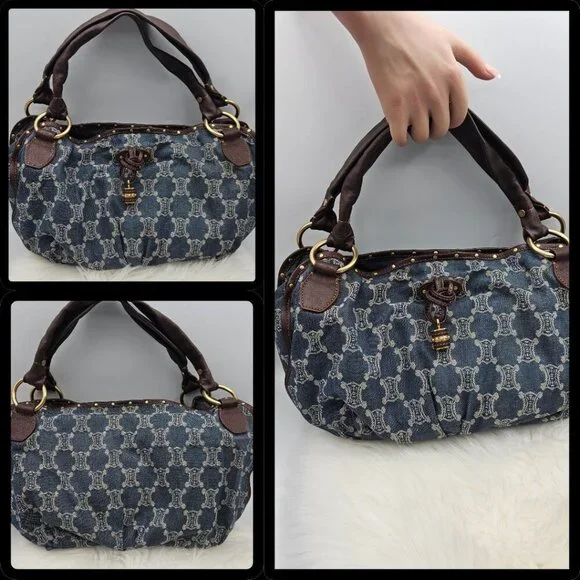 Céline Denim Hobo Shoulder Bag - Picture 4 of 17